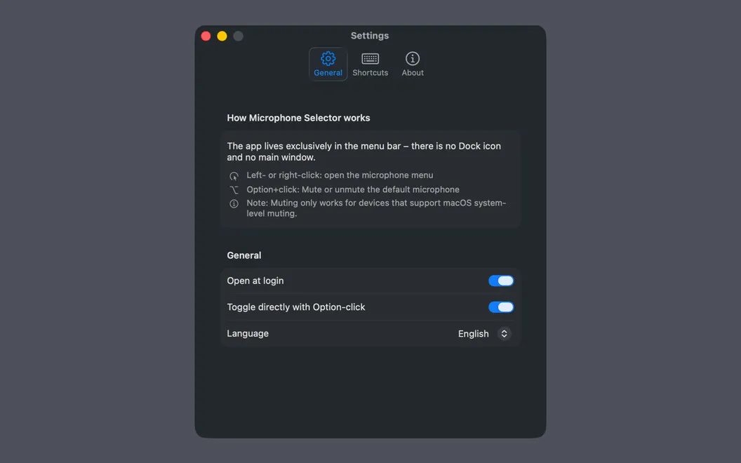 Microphone Selector screenshot 4