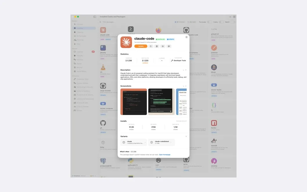 EasyHomebrew screenshot 1