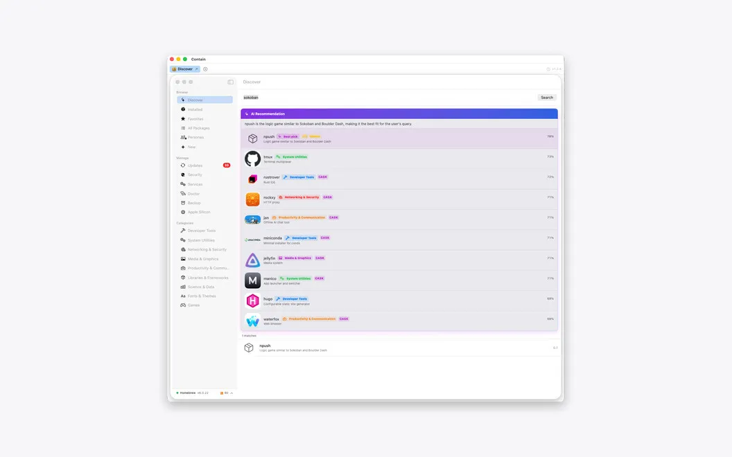 Contain screenshot 3