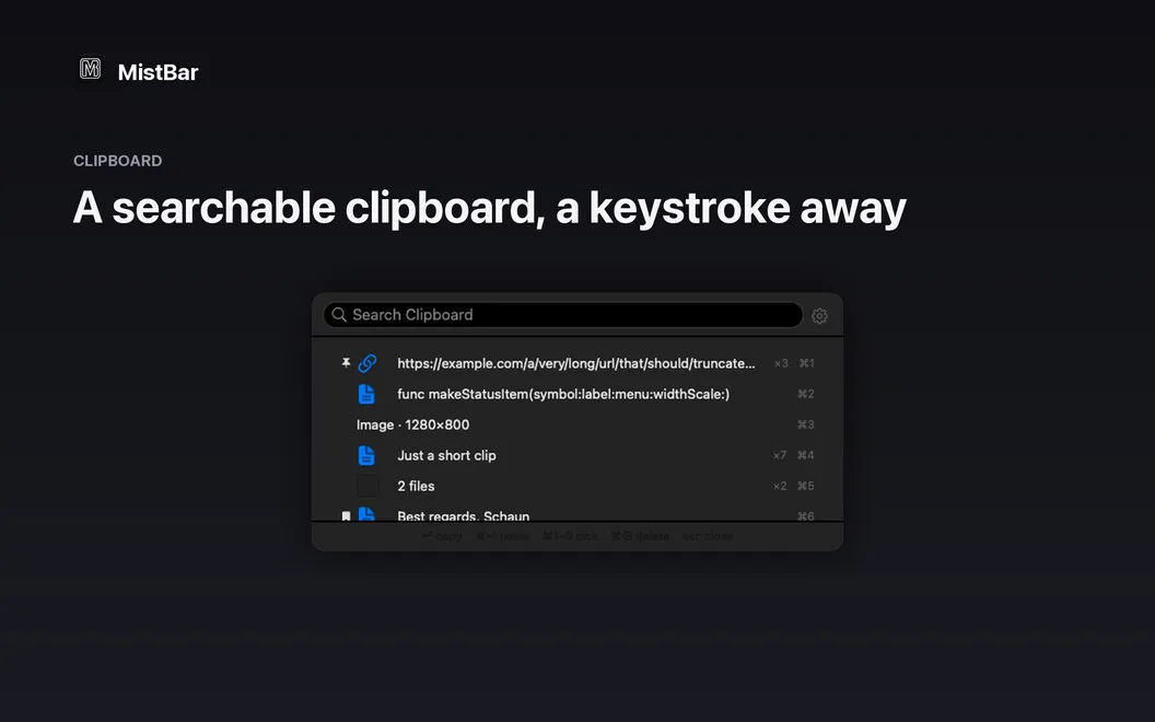 MistBar screenshot 3