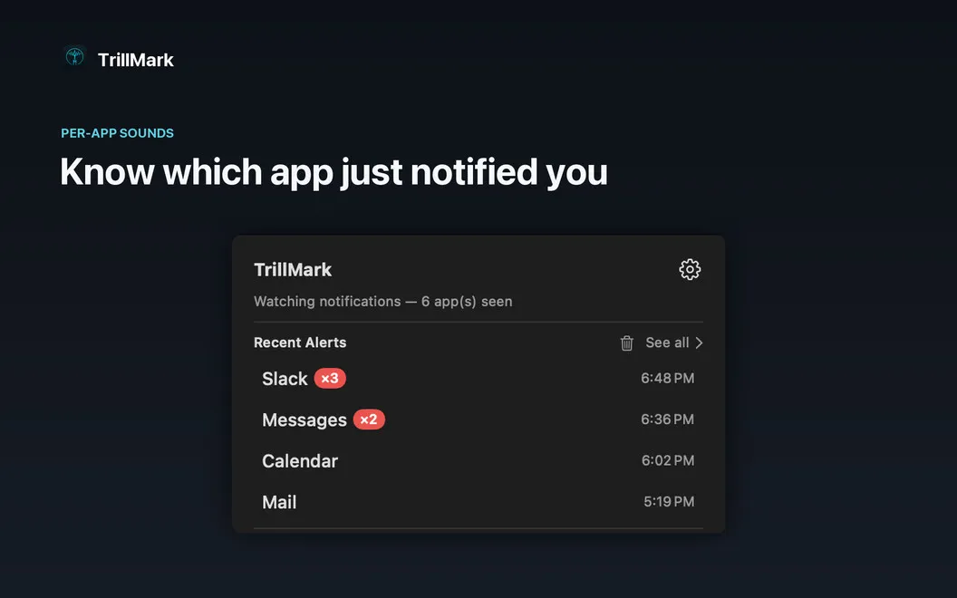 TrillMark screenshot 1