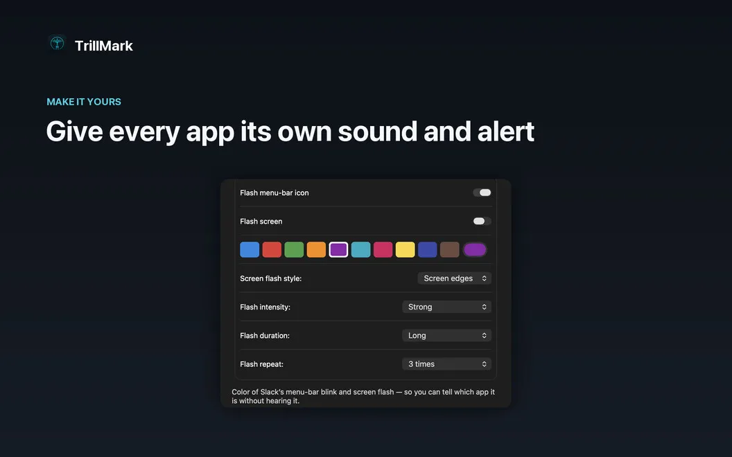 TrillMark screenshot 2