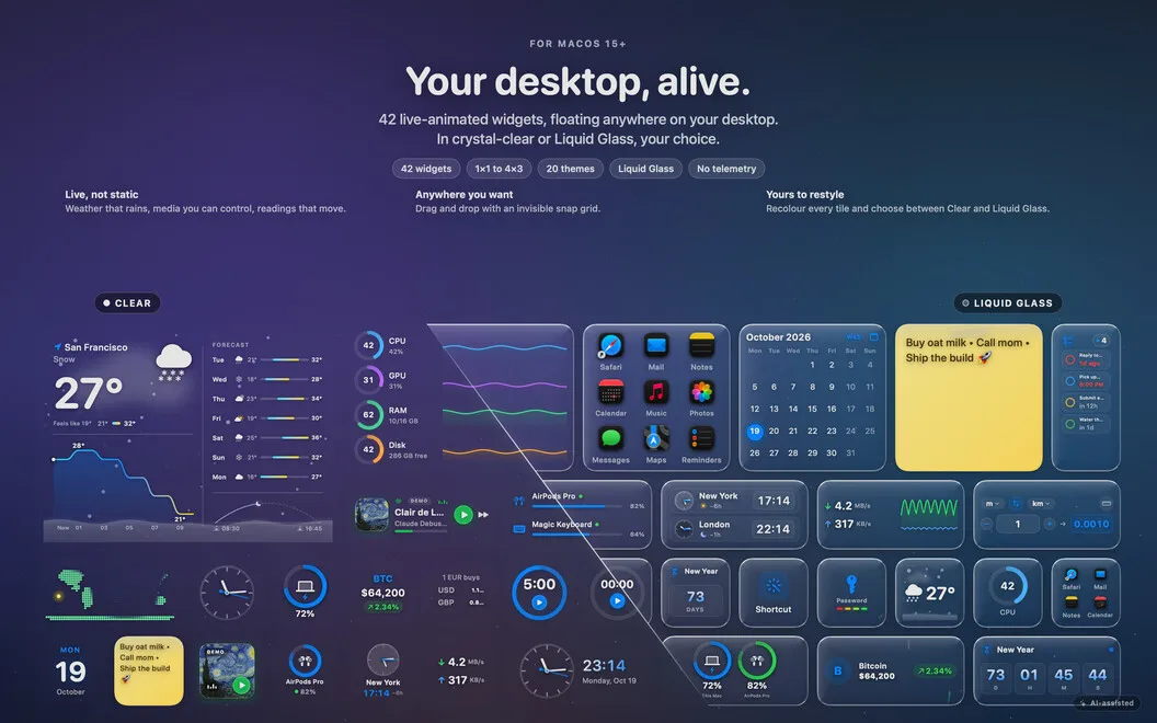 BetterMacWidgets screenshot 1