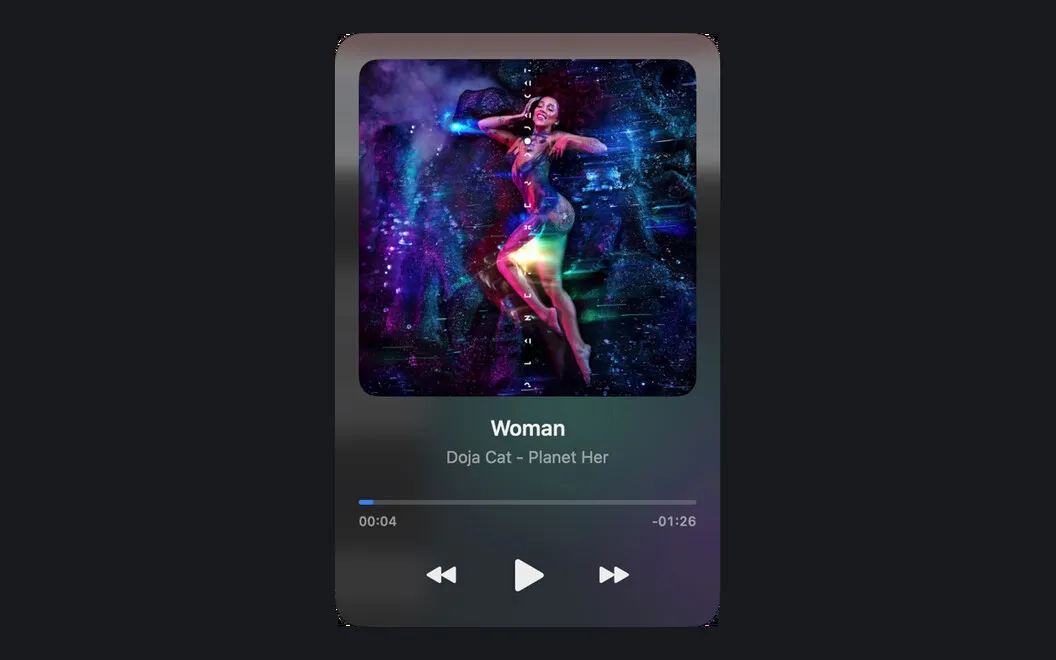 NowPlayingWidget screenshot 1