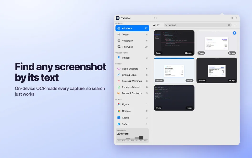 Tidyshot screenshot 4