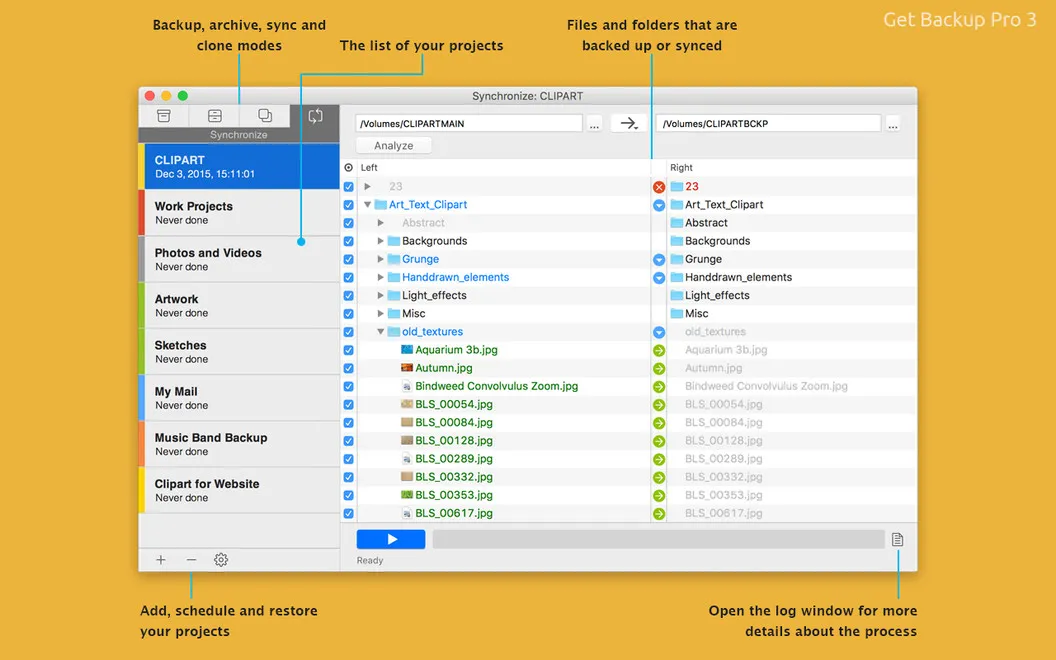 Get Backup Pro screenshot 1