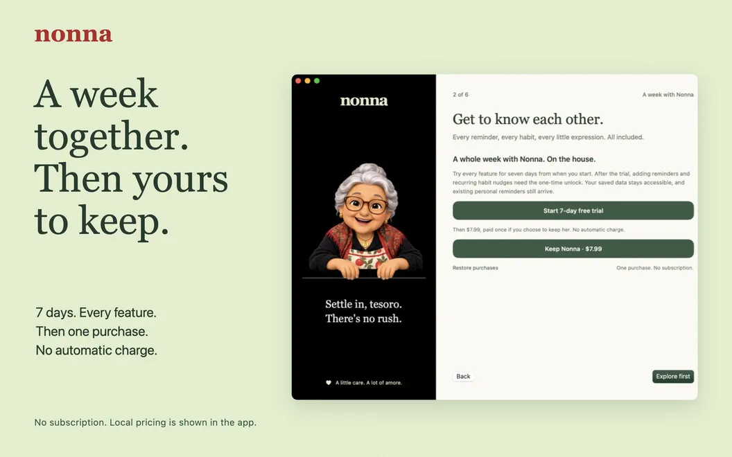Nonna screenshot 1