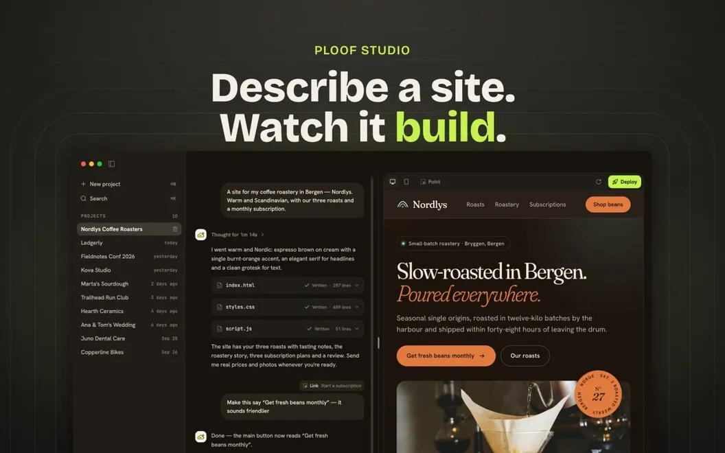 Ploof Studio screenshot 1