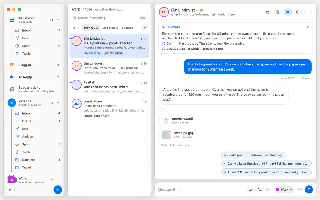 ByteMail screenshot 1
