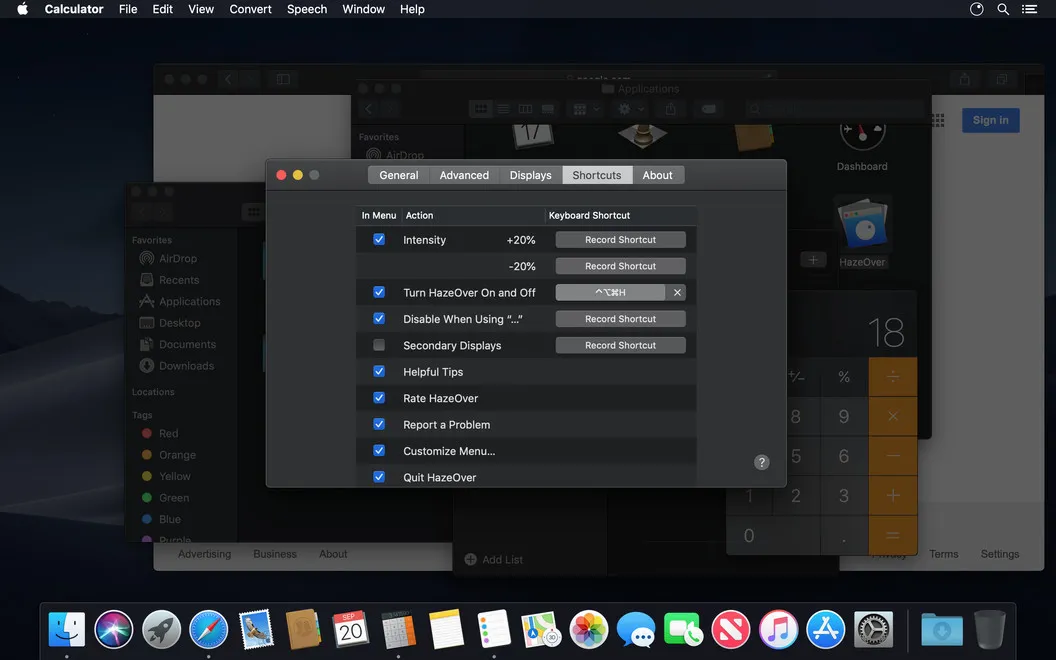 HazeOver screenshot 5