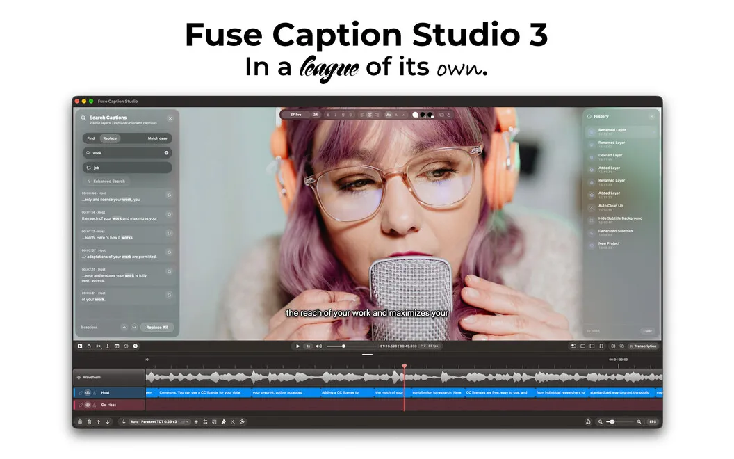 Fuse Caption Studio screenshot 1