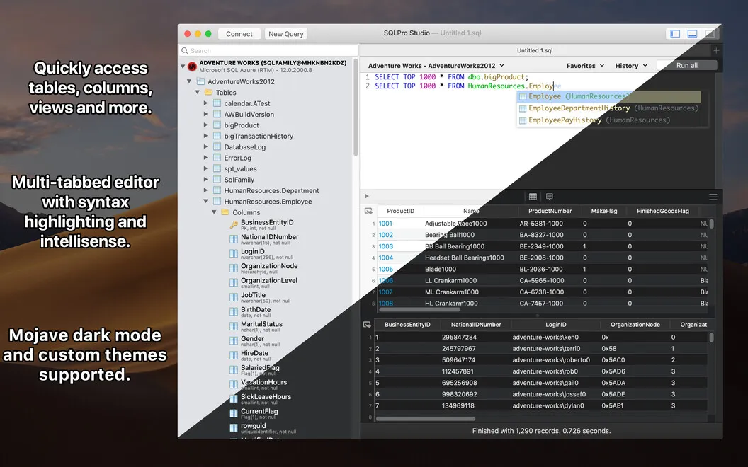 SQLPro Studio screenshot 1
