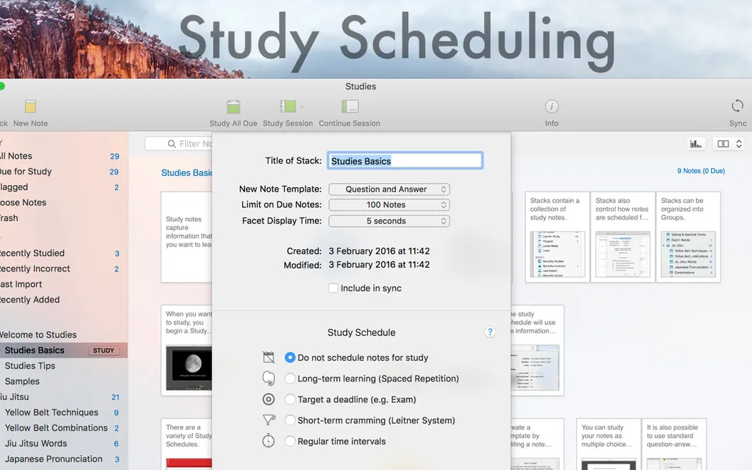 Studies screenshot 4