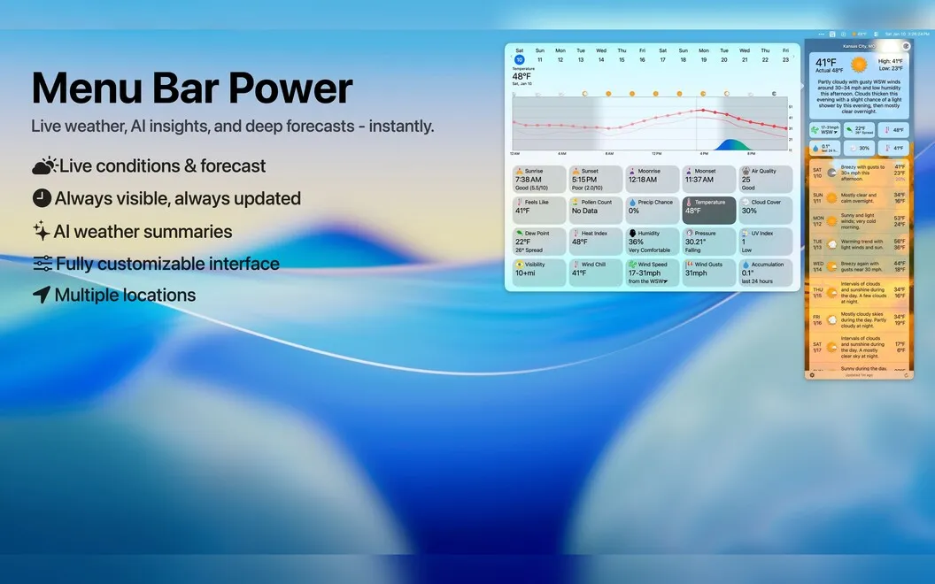 Forecast Bar screenshot 1