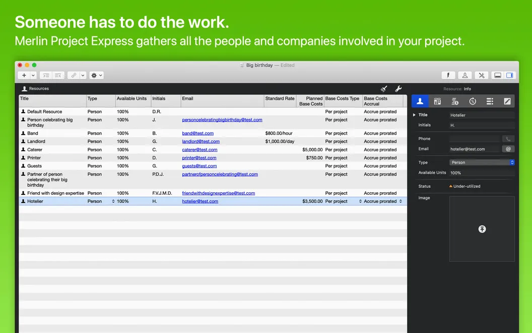 Merlin Project Express screenshot 2