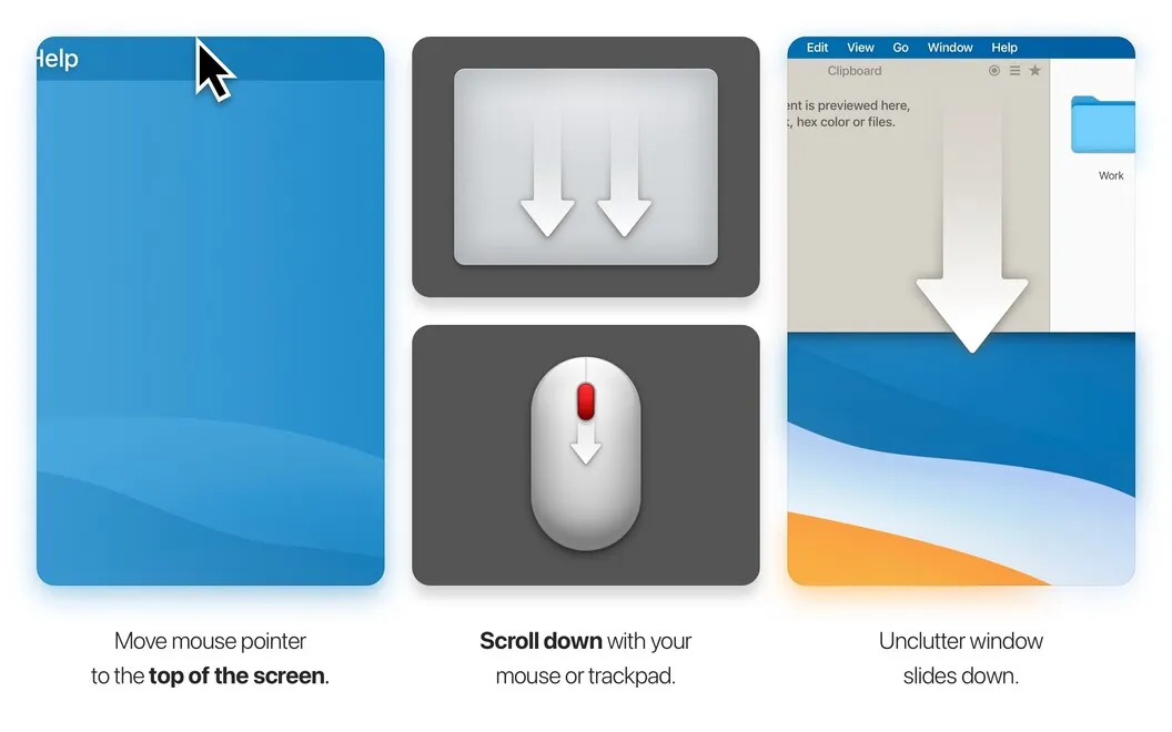 Unclutter screenshot 2