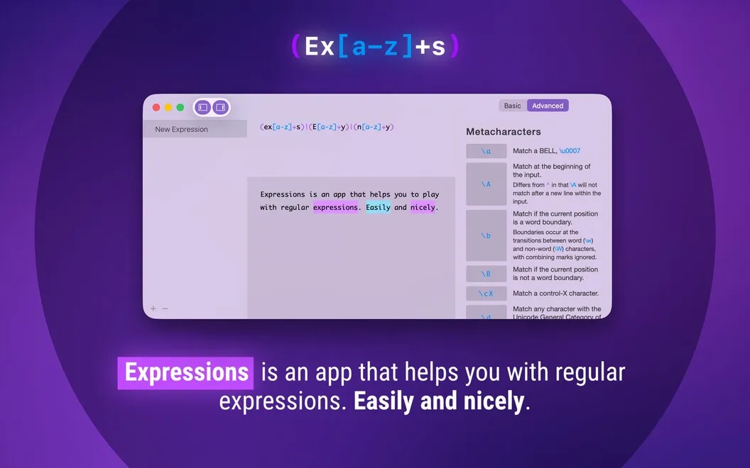 Expressions screenshot 1