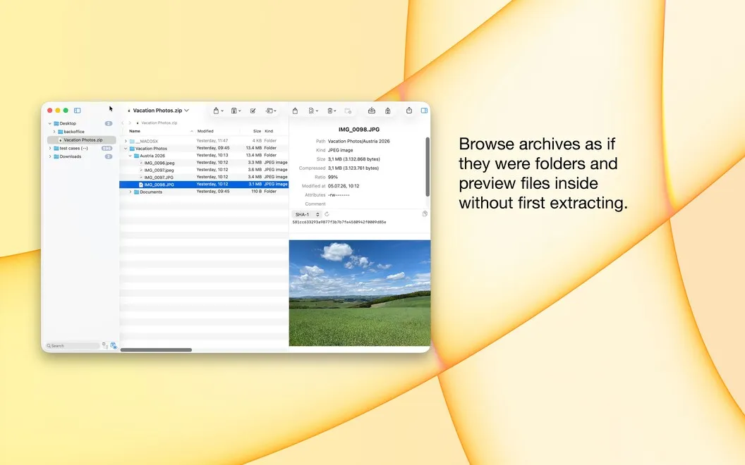 BetterZip screenshot 1
