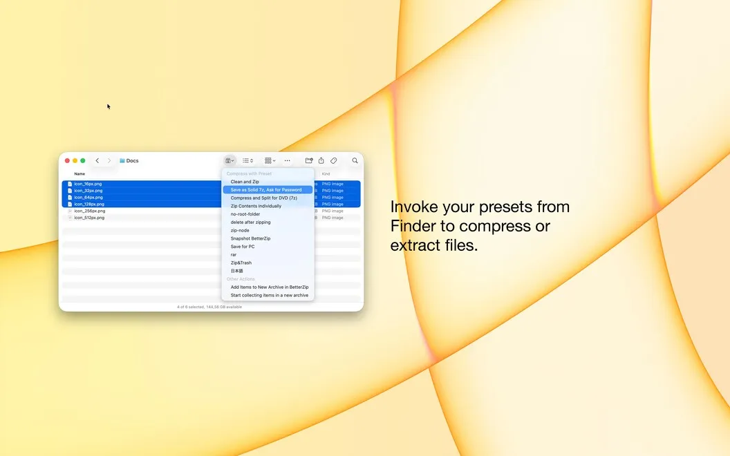 BetterZip screenshot 3