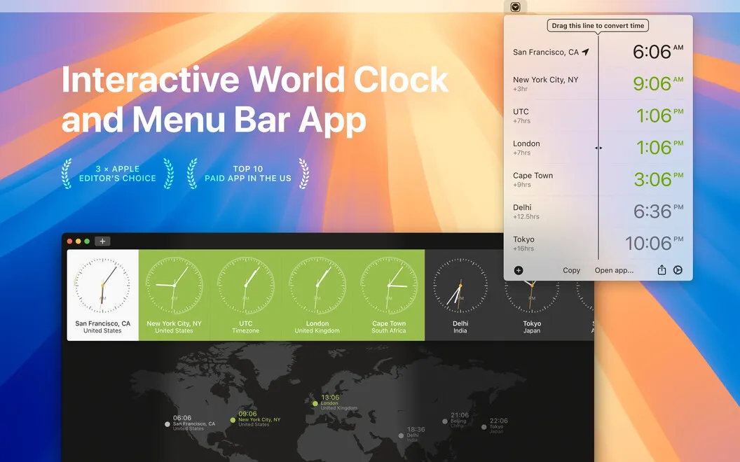 World Clock Pro screenshot 1