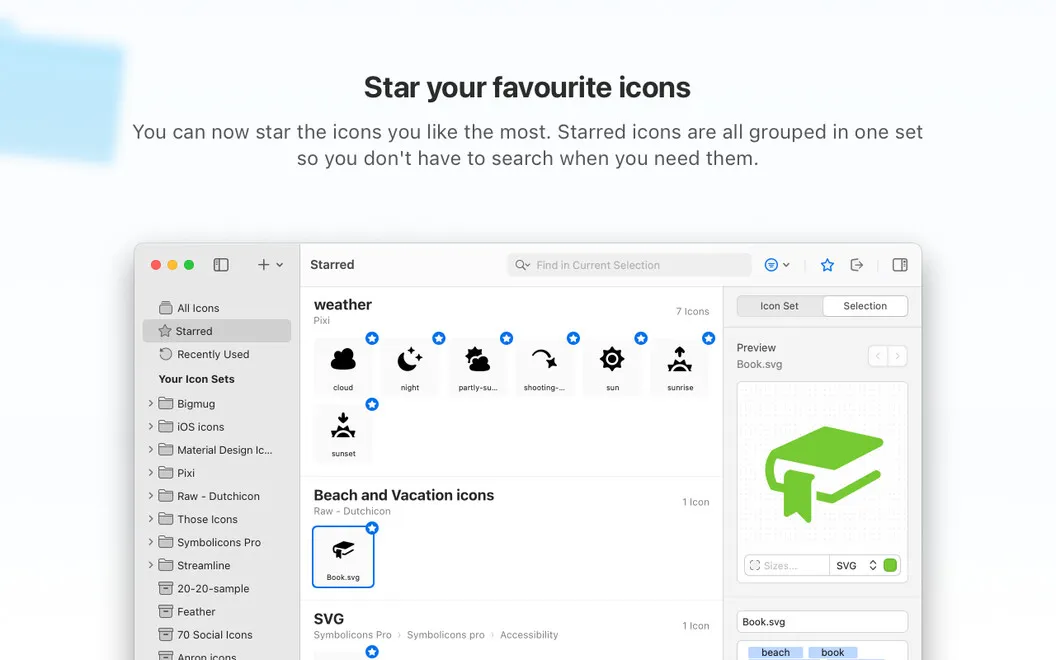 IconJar screenshot 2