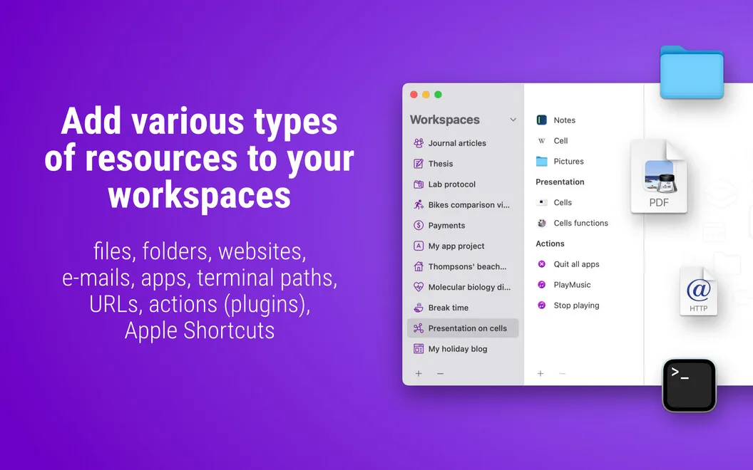 Workspaces screenshot 3