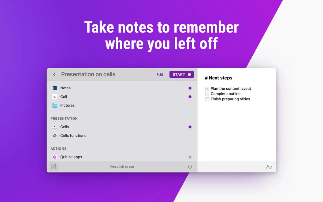 Workspaces screenshot 5