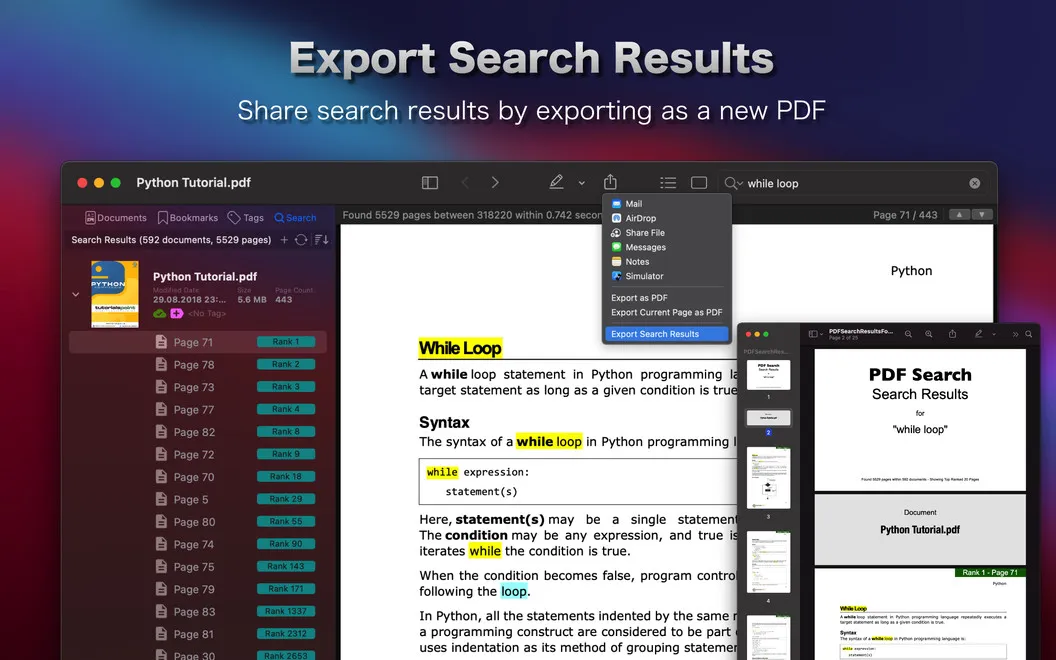 PDF Search screenshot 5