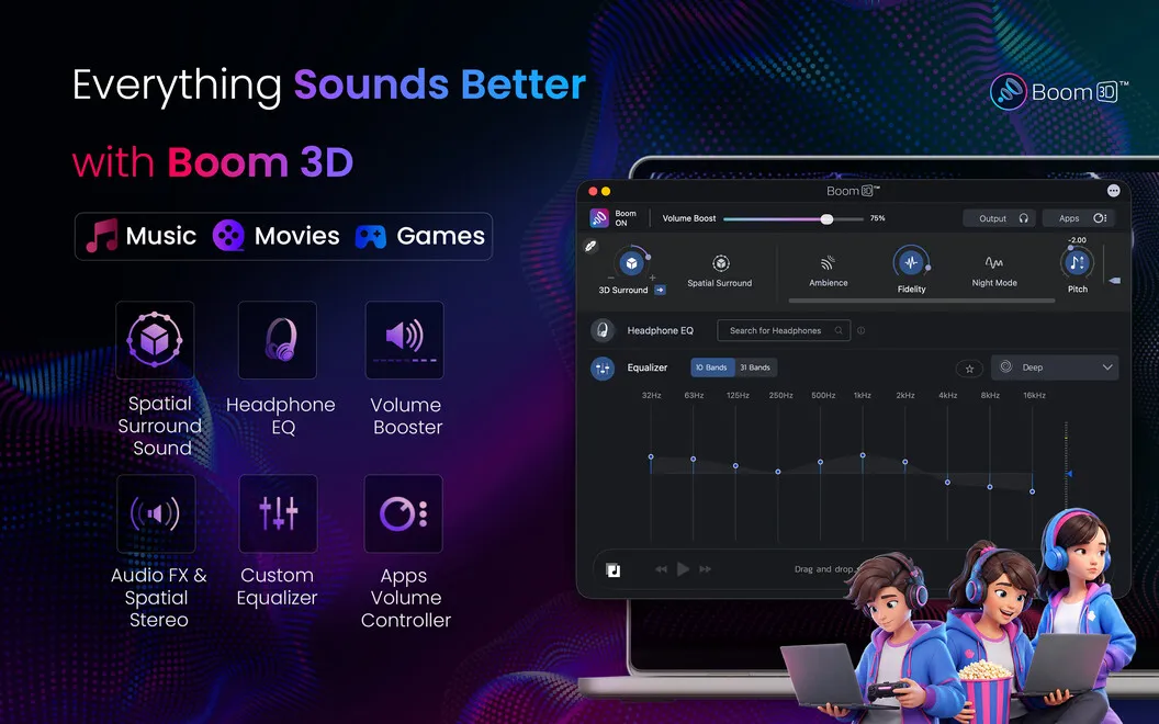 Boom 3D screenshot 1