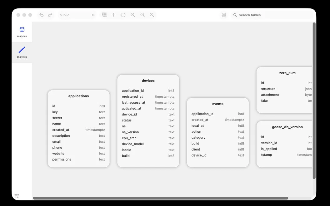 TablePlus screenshot 5