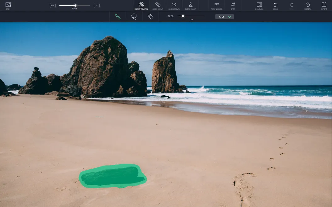 TouchRetouch screenshot 1