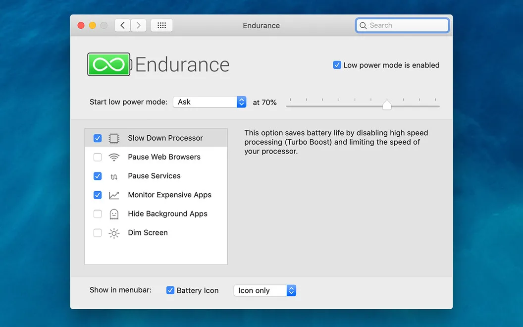 Endurance screenshot 2
