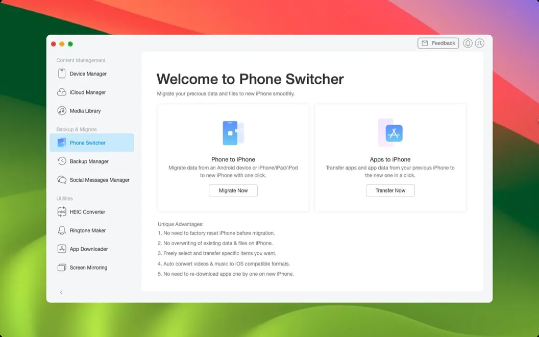 AnyTrans for iOS screenshot 3