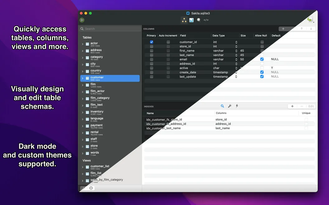 SQLPro for SQLite screenshot 1