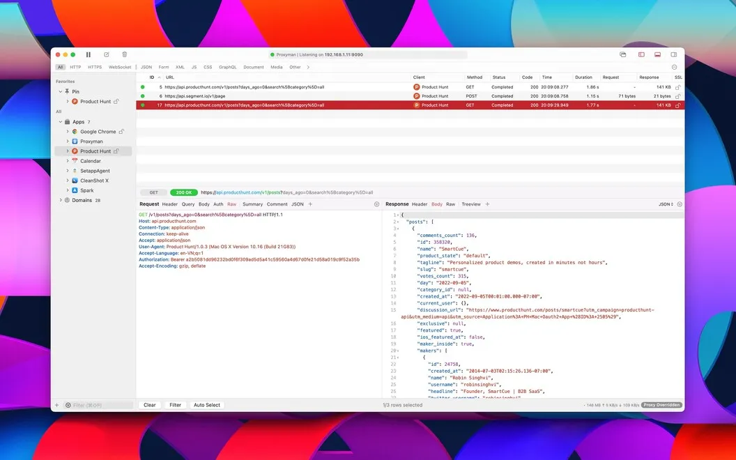 Proxyman screenshot 1