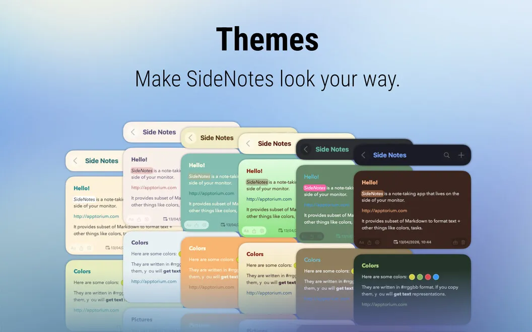 SideNotes screenshot 3