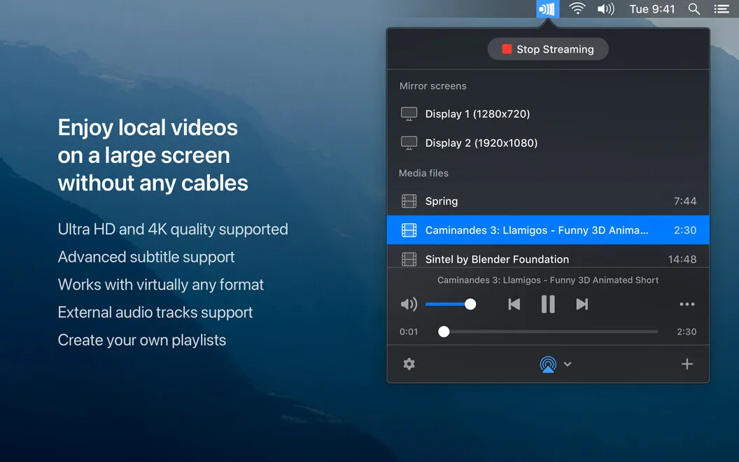 JustStream screenshot 2