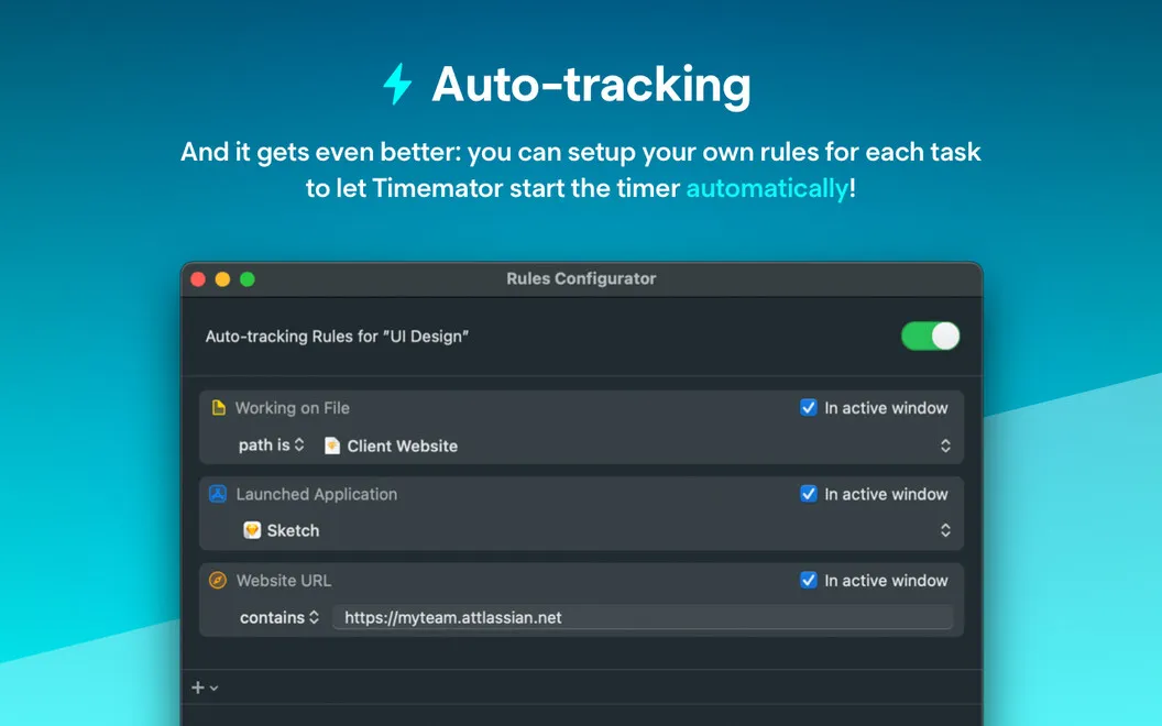 Timemator screenshot 3