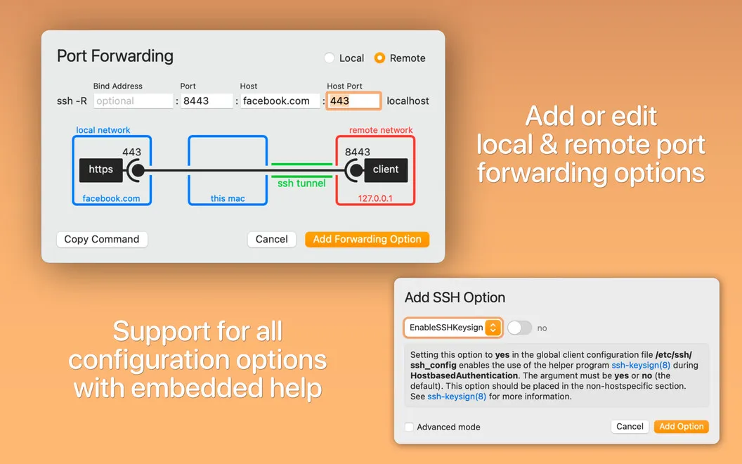 SSH Config Editor screenshot 2