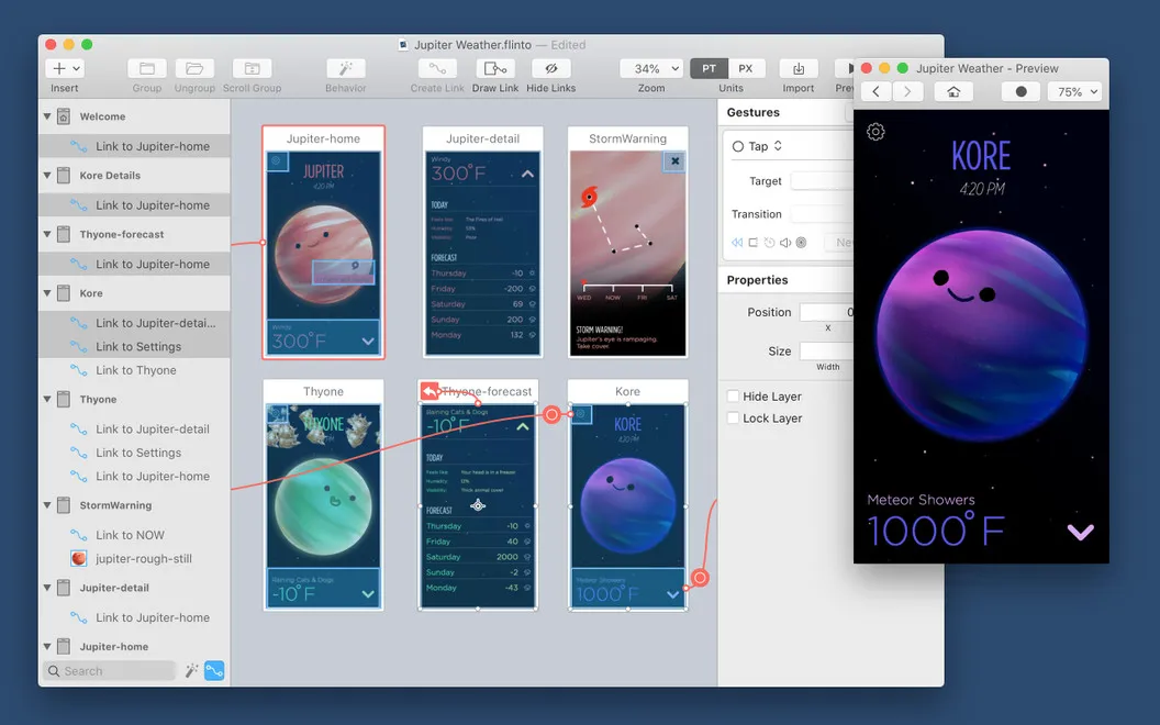 Flinto screenshot 1