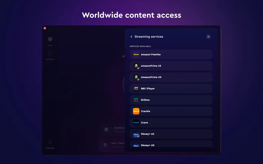 ClearVPN screenshot 4