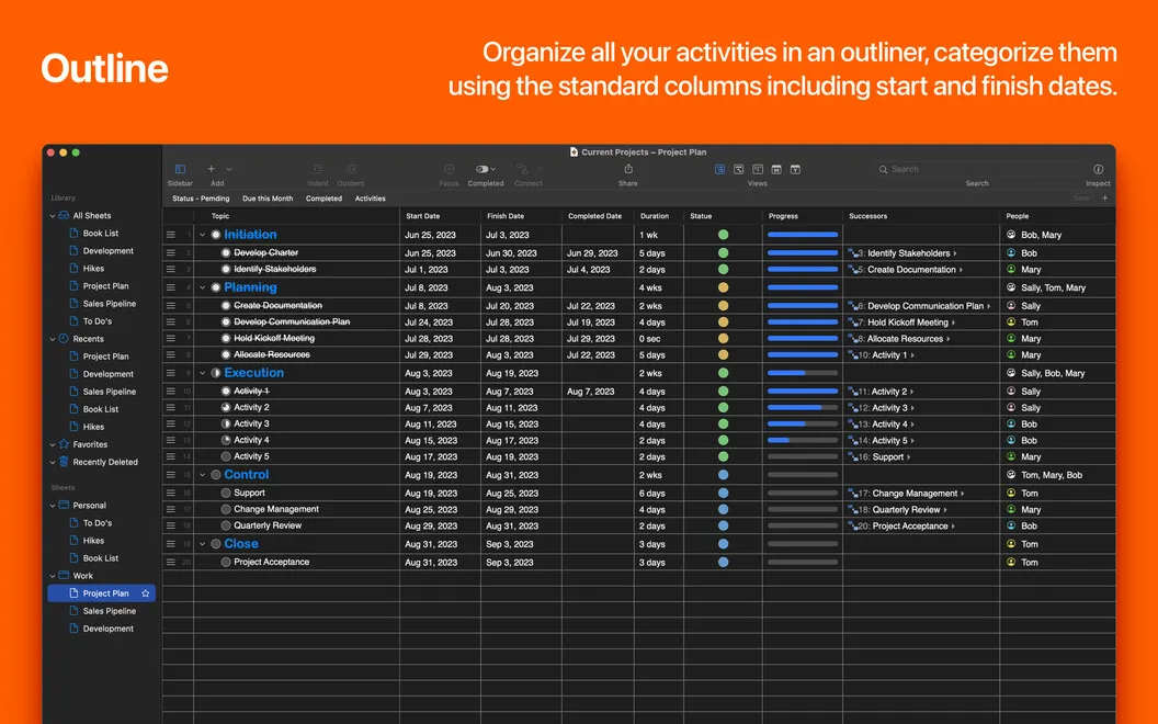 SheetPlanner screenshot 2