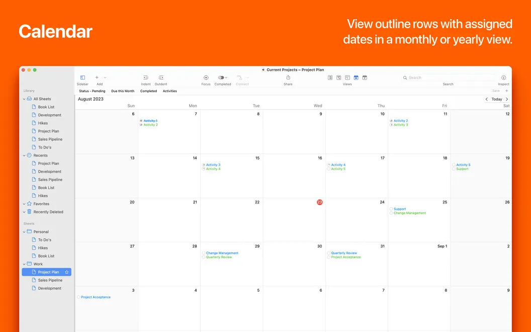 SheetPlanner screenshot 5
