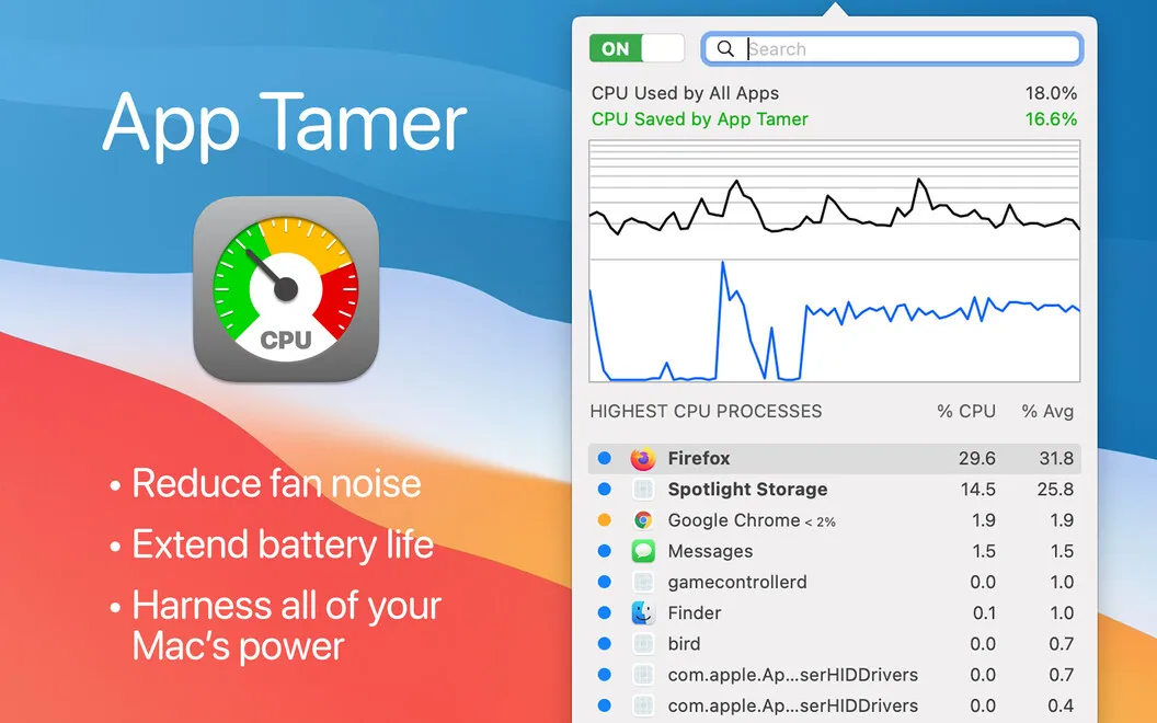 App Tamer screenshot 1