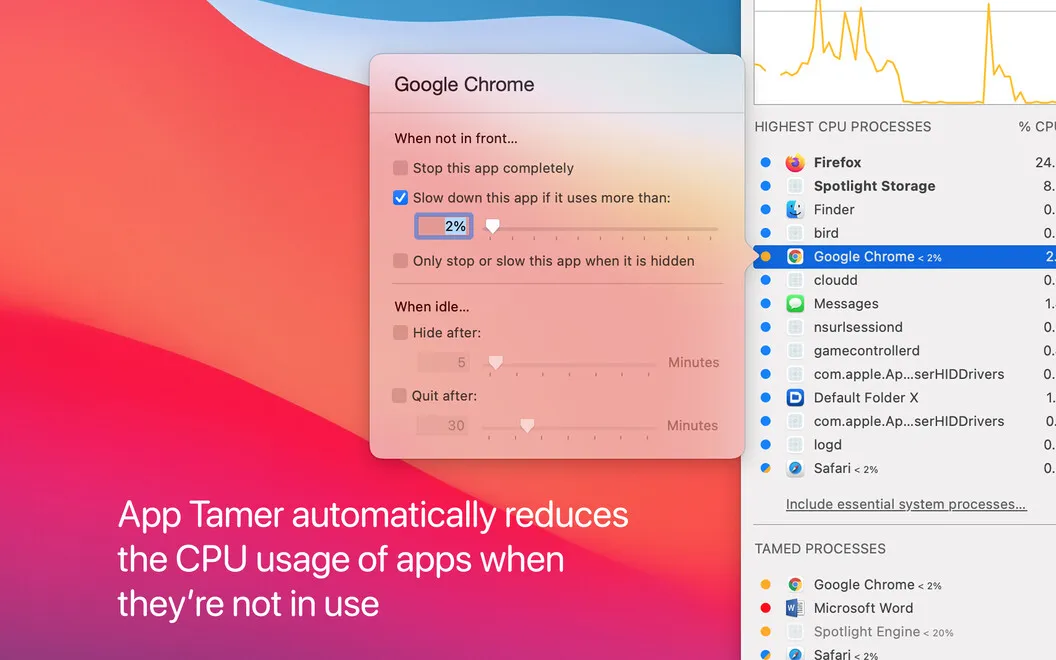 App Tamer screenshot 3