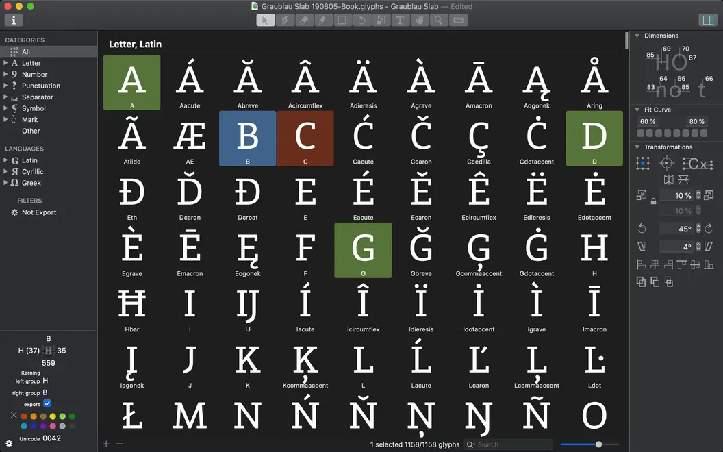 Glyphs Mini screenshot 3