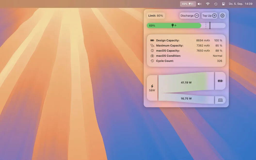 AlDente Pro screenshot 1