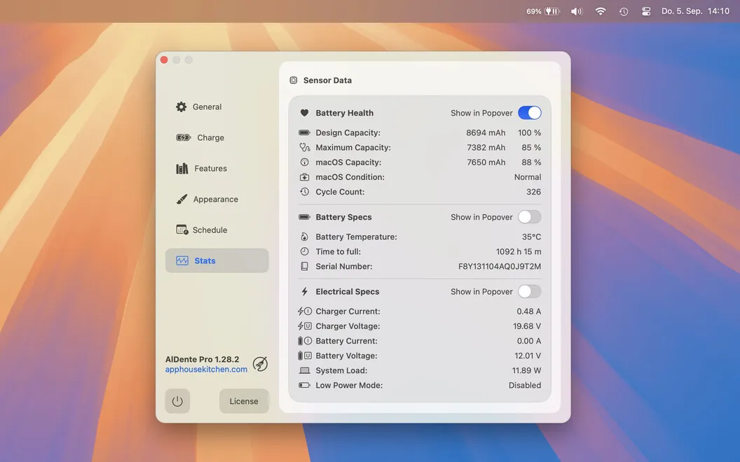 AlDente Pro screenshot 4