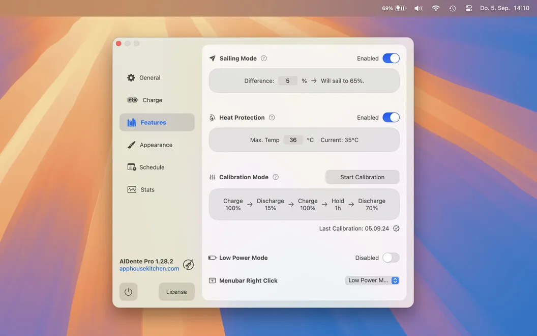 AlDente Pro screenshot 5