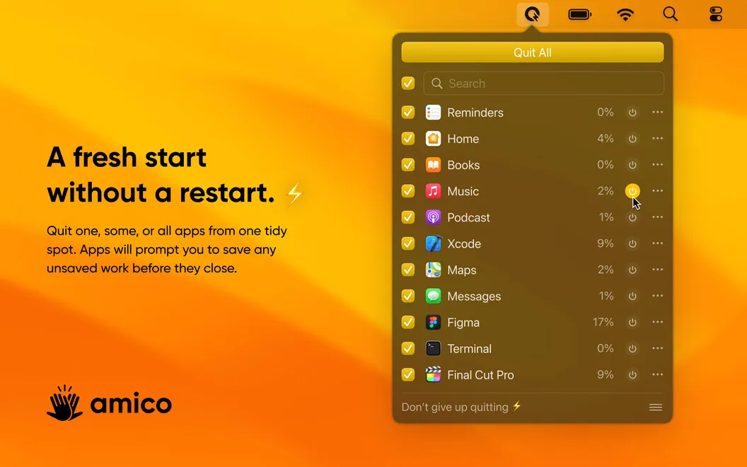 QuitAll screenshot 1